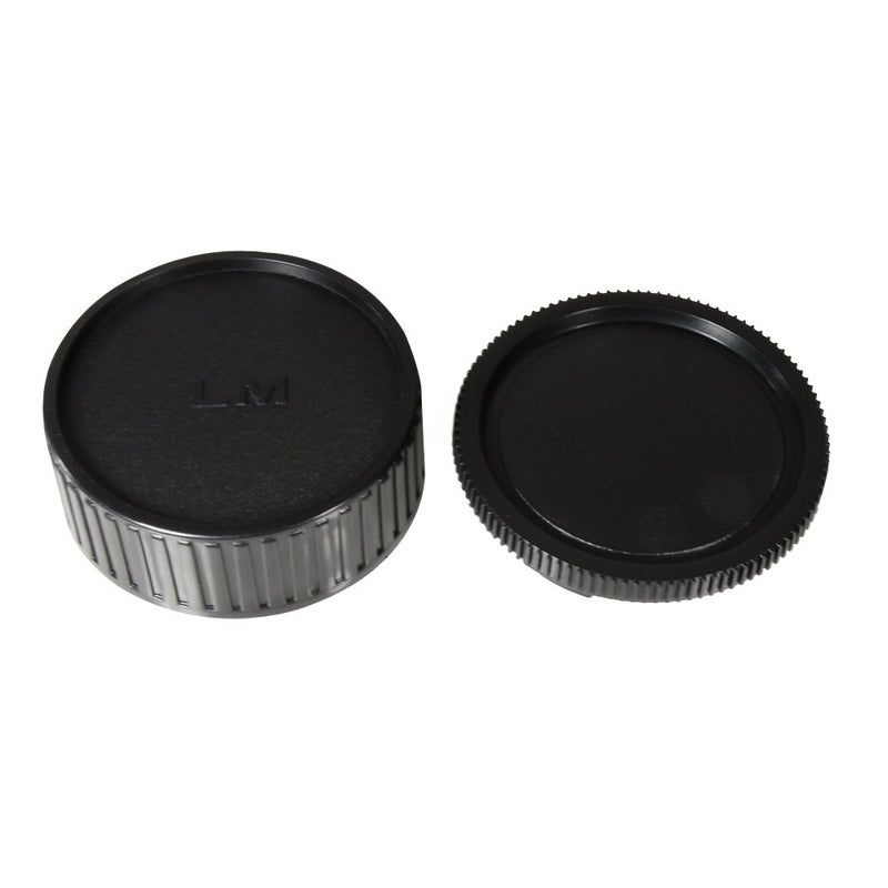 CamDesign Body Cap & Camera Rear Len Cover Set Compatible with Leica M-Mount Camera fitsâ€¦ - Image 2